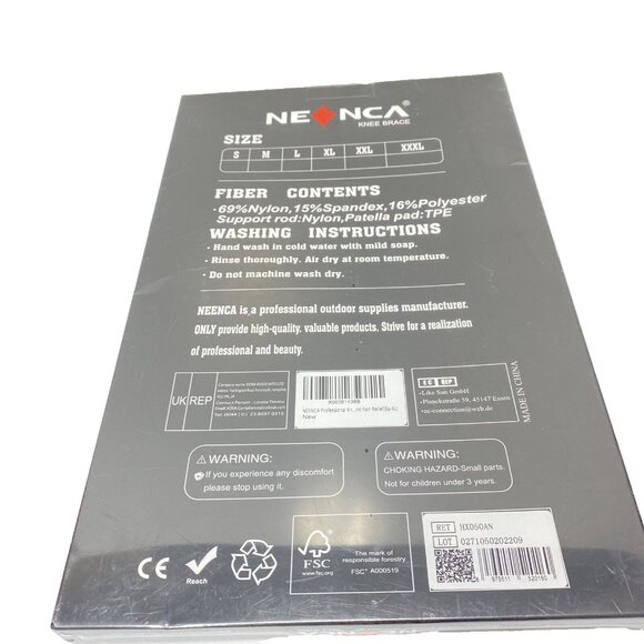 NEENCA Professional Knee Brace for Pain Relief, Medical Knee Support XL New - Picture 3 of 4